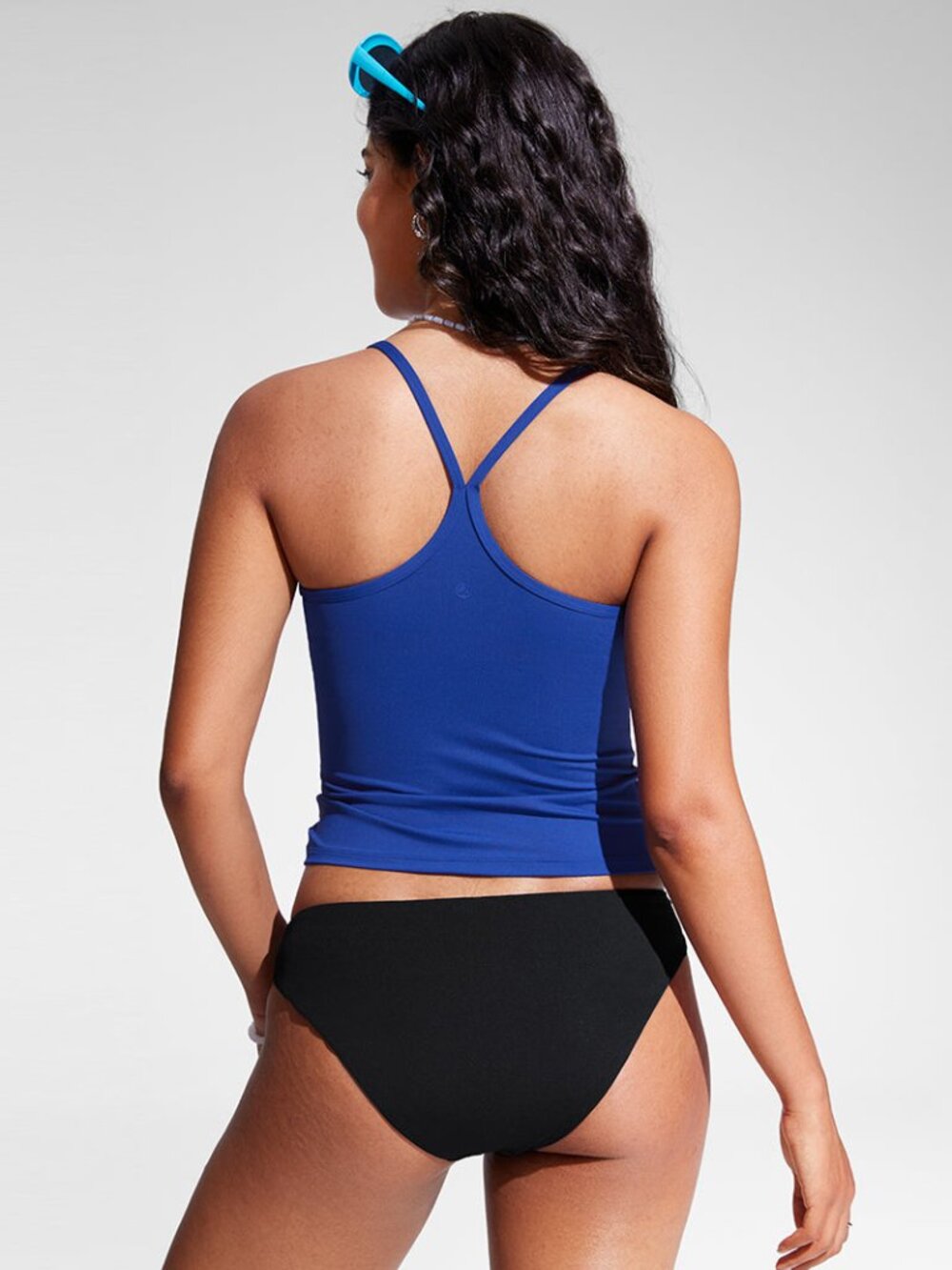 Sunshine Racerback Spaghetti Strap Tankini - Picture 2 of 5